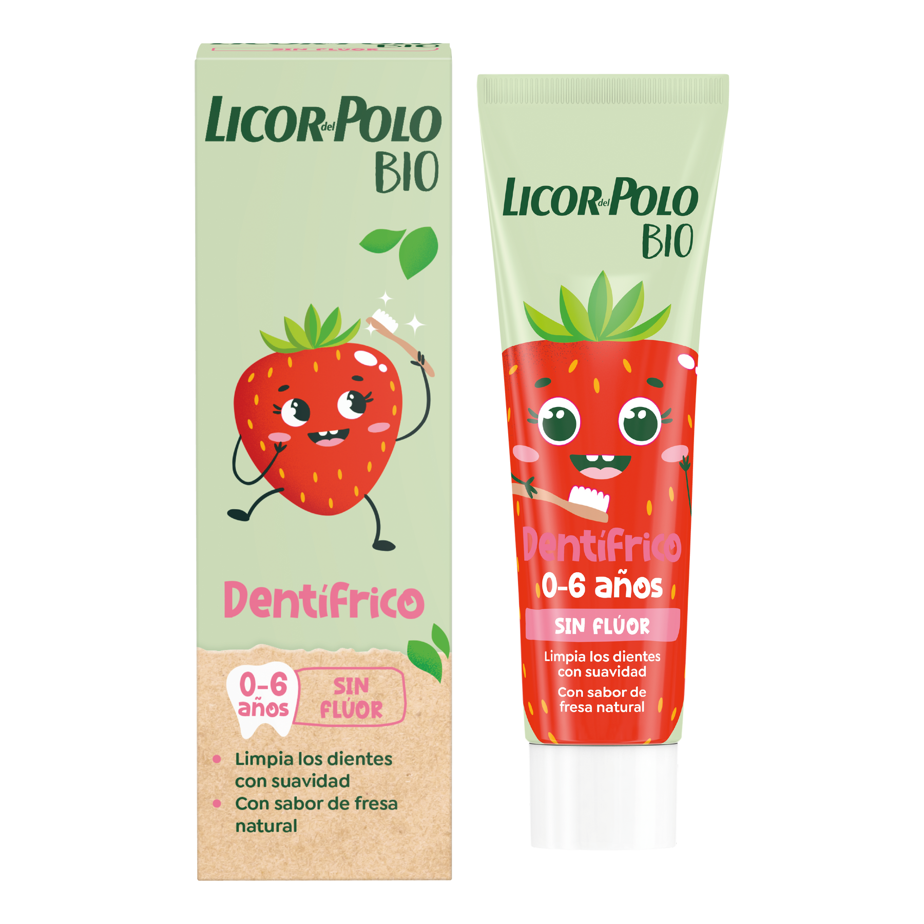 Organic Junior Fresa 0-6