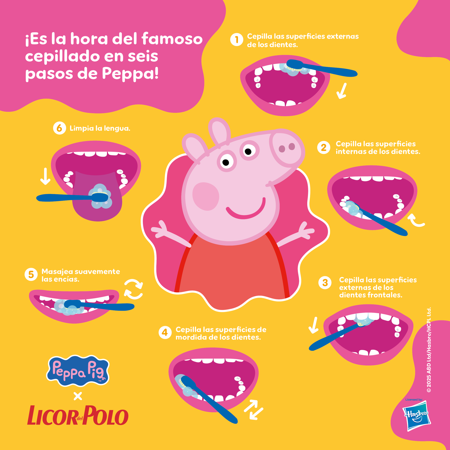 Licor del Polo x Peppa Pig Dentífrico Anti-Caries 0-6 años