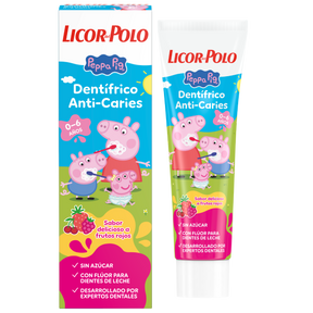 Licor del Polo x Peppa Pig Dentífrico Anti-Caries 0-6 años